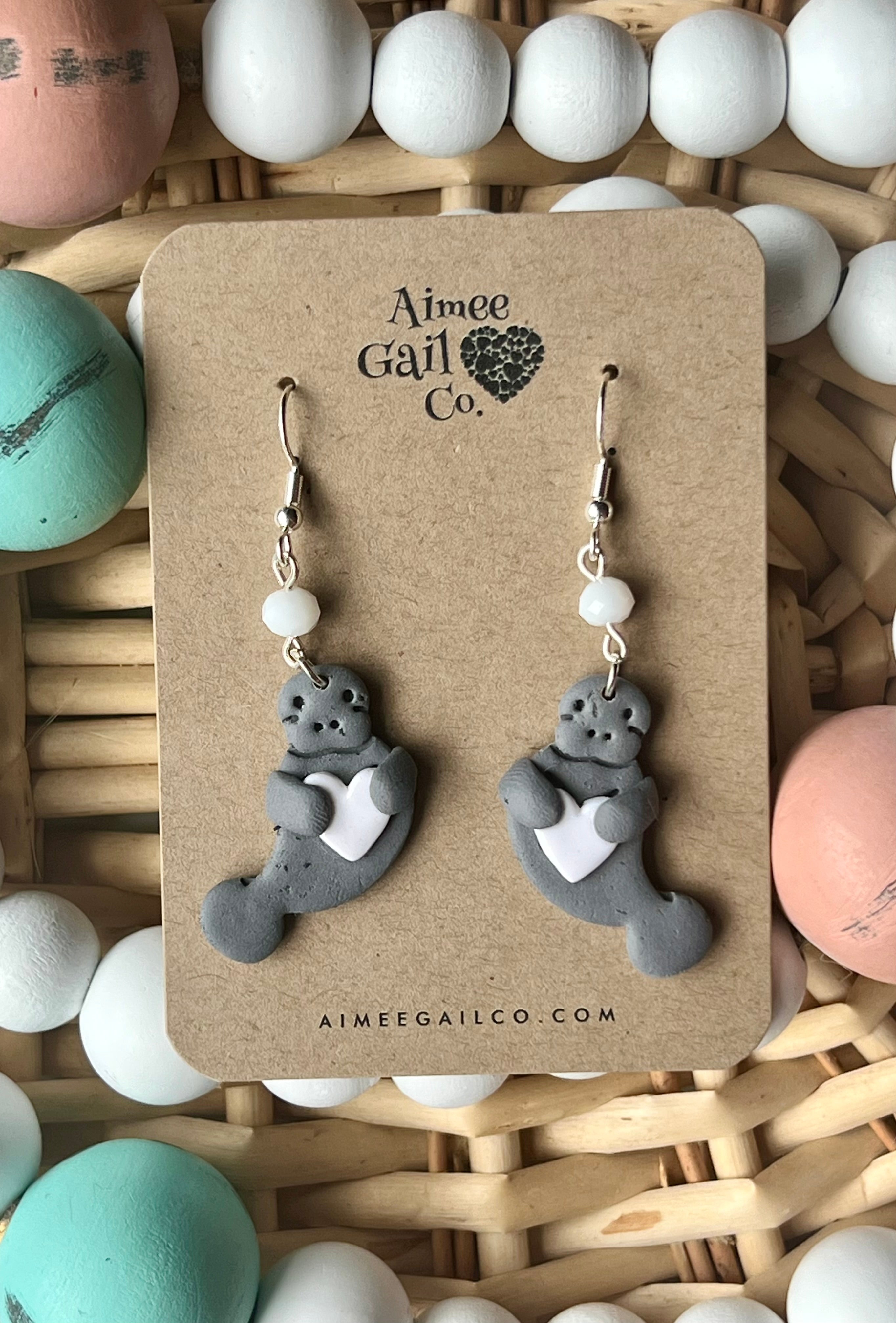 Manatee Love Dangle